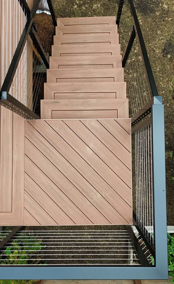 Custom composite deck installation Tacoma