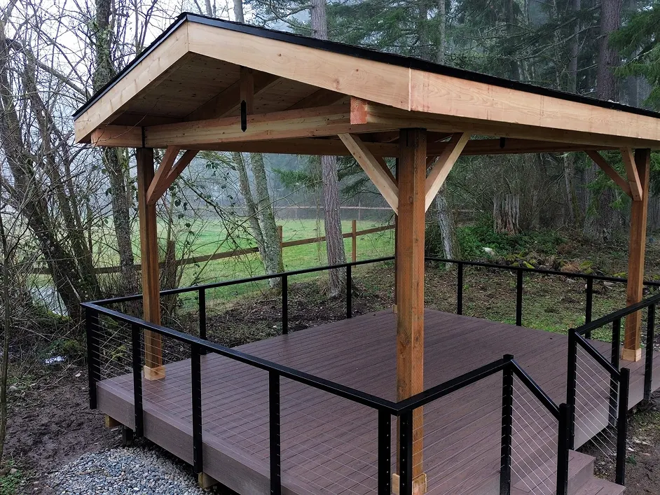 Premium Tacoma wood patio cover